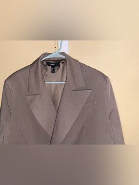 Men's Taupe Dress Blazer - Forever 21